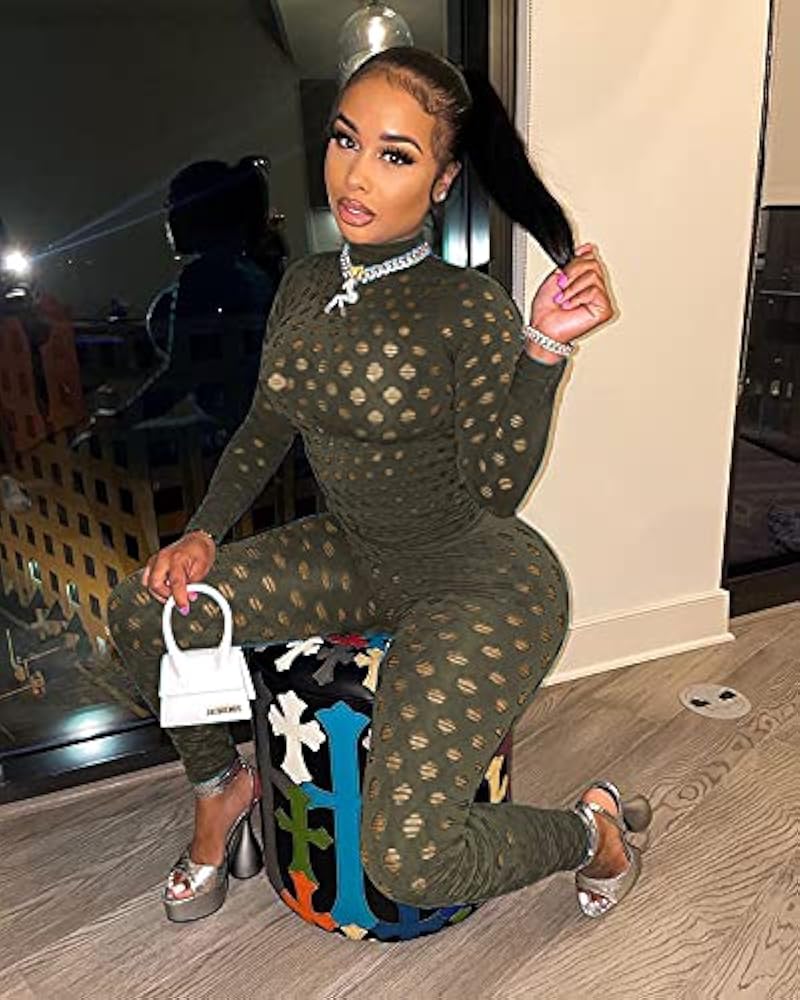 Amazon.com: MENCCINO One Piece Jumpsuits for Women Sexy See